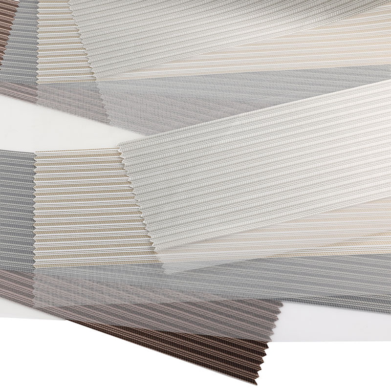 YX05 Ljusöverföring och Ventilation Semi-Blackout Zebra Blind Tyg