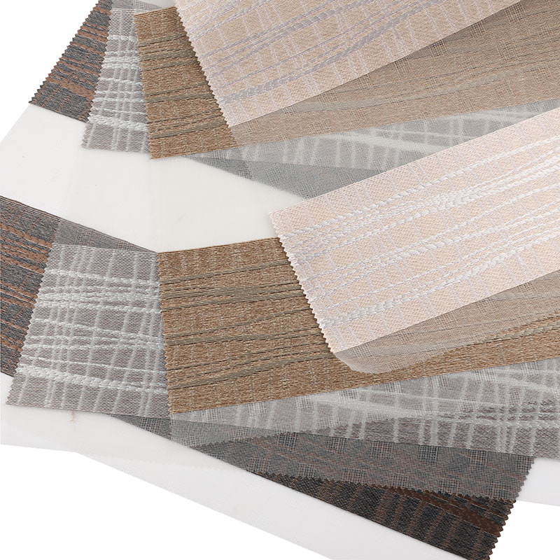 YX025 Förtjockad Jacquard Dubbellager Jacquard Zebra Blindtyg