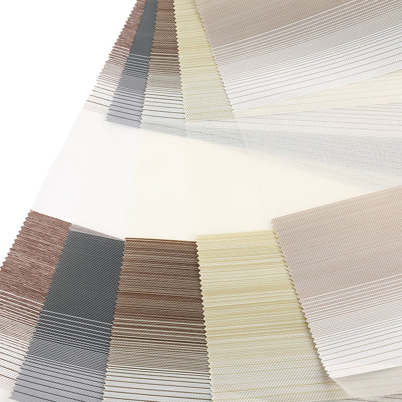 YX04 Dubbellager Mjukt Ljus Semi-Blackout Zebra Blindtyg