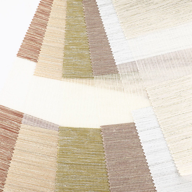 F048 Justerbar Shading Effect Semi-Blackout Zebra Blind Tyg