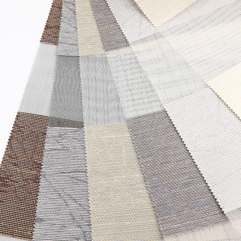 F079 Polyester Mjuk Gaze Gardin Jacquard Zebra Blindtyg